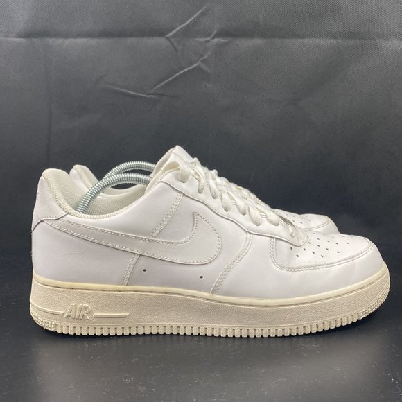 Nike Other - Nike Air Force 1 AF1 Leather Sneaker 31822-111 White Shoes Men Sz 10